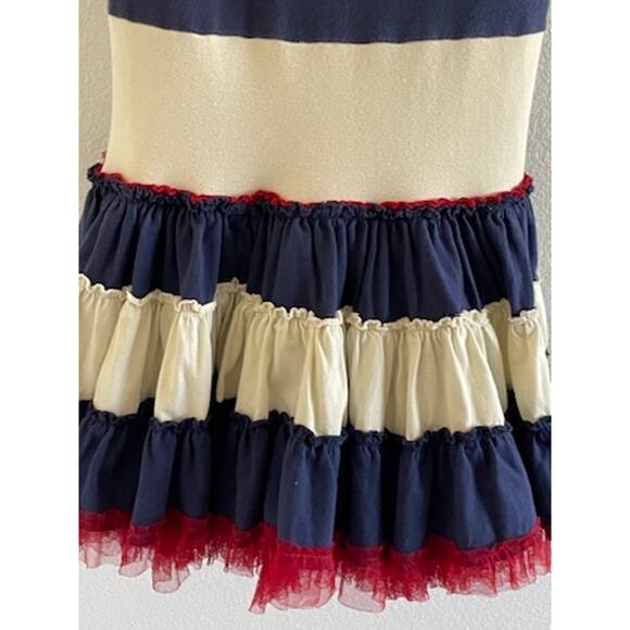 Ooh La La Couture Girls American Flag 4th Of July Patriotic Dress - Picture 7 of 8